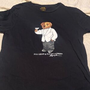 Polo Ralph Lauren Black Bear Graphic T-Shirt